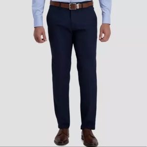 Men's Haggar H26 Performance Dress Pants- 33Wx30L - Navy Blue - New With Tags